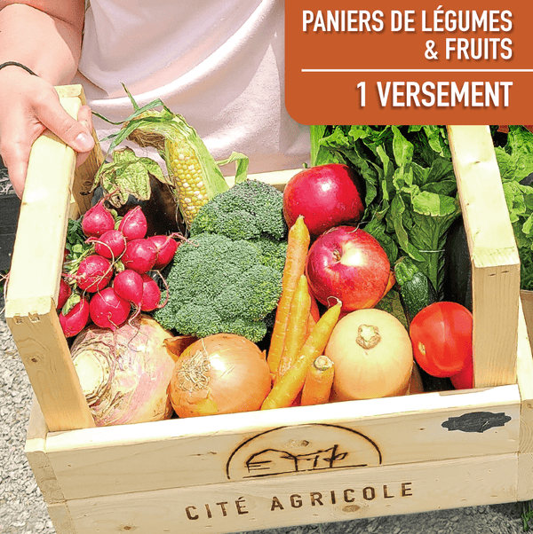 1 Versement - Abonnement Paniers de Légumes - Cité Agricole