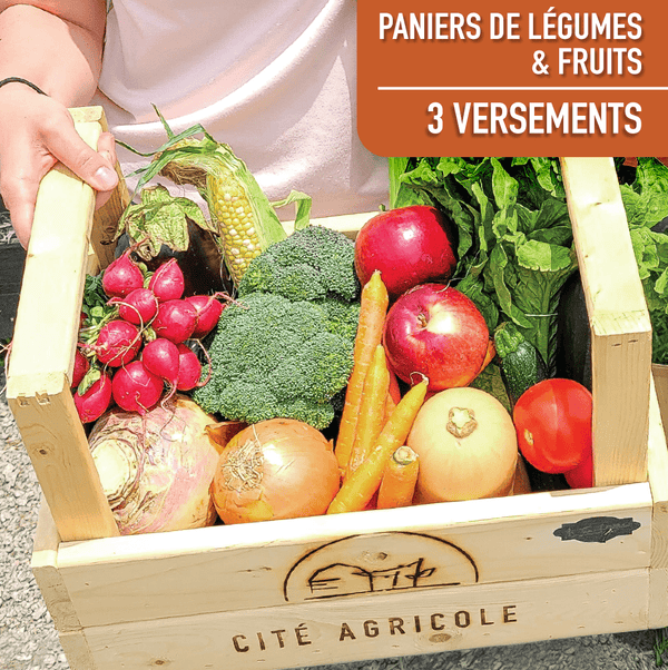 3 Versements - Abonnement Paniers de Légumes - Cité Agricole